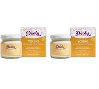 LATTE E LUNA DEOLY DEODORANTE IN CREMA YOUNG PLASTIC FREE 100ML ECOBIO 20112R (Confezione da 2)