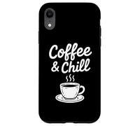 Latte Espresso Cappuccino per amanti del caffè «Coffee & Chill» Custodia per iPhone XR