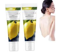 Latte Lenitivo al Limone per il Corpo, Lozione Corpo Rassodante al Limone, Idratante e Nutriente per Pelle Secca, Fragranza Rinfrescante, Lozioni Corpo Idratanti (2 pezzi)