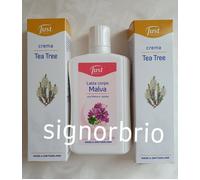 latte malva just corpo 250ml + crema tea tree 2pez da 100ml l'uno creme prodotti