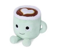 Latte Plush Toy, 30 cm Stuffed Coffee Mug Plushie Pillow Doll, Soft Cup Fluffy Friend, Hugging Cushion - Present for Every Age (Latte)