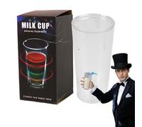 Latte scomparso - Bottiglie di succo leggere, liquide e trasparenti - Brocca per latte per trucchi, brocca per latte Comedy Liquid Trick Cup per divertimento, 2,68 x 2,