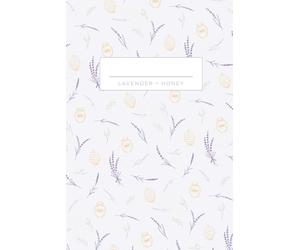 Latte Series 1 - Honey Drops & Lavender Thoughts: Cute Gift 120 Page Notebook Journal for Friends Family and Latte Lovers
