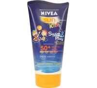 latte solare protettivo nivea sun kids swim & play con spf 50+ - 150 ml
