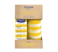 Latte solare protezione molto alta spf50+ 100ml + borraccia - mustela