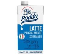 Latte UHT Parzialmente Scremato 12x1L - 100% Latte Italiano a Lunga Conservazione - Fonte di Calcio e Proteine, Gusto Naturale e Delicato - Ideale per Colazioni e Preparazioni in Cucina