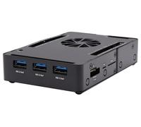 LattePanda 3 Delta Custodia In Alluminio, Nera - 7350001161150