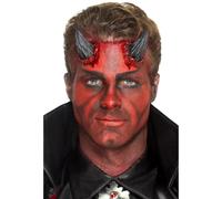 Lattice Realistico Diavolo Corno Protesi Adulti Halloween Completo Accessorio