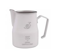 Lattiera latte art professionale bianca Keep Kalm Motta Europa cl 50