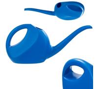 Lattina di annaffiatura Kadax, 2 litri, brocca di versamento del giardino di plastica, lattina di fiore con una lunga corsa, per all'interno e all'esterno, casa, giardino, fiori, piante d'appartamento, irrigazione (blu)