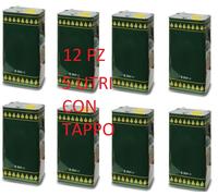 LATTINA LATTA CONTENITORE OLIO DI OLIVA 5 LITRI 12 PEZZI CON TAPPO TAPPI+HOBBY