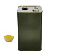 Lattina Latta Contenitore Tanica Fusto lattine per Olio con Tappo 5 lt.