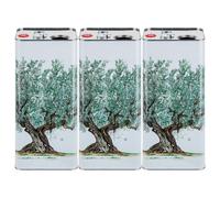 LATTINA per OLIO con TAPPO CONTENITORE ALIMENTARE in LATTA BIANCA ULIVO 5 Litri