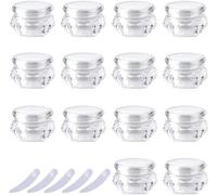 Lattine di cosmetici. Confezione da 20 vasetti for cosmetici in plastica a forma di diamante, vasetti for campioni con tappo a vite(20ml)
