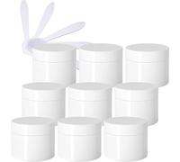 Lattine di cosmetici. Confezione da 24, vuoti spessi lucidi con coperchio a vite, rivestimento interno, bottiglie campione da viaggio + 24 spatole(30ml)