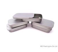 Lattine di Sopravvivenza con Coperchio in Argento, Confezione da 5 Pezzi