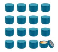 Lattine per candele 3oz, 16pcs barattoli metallici con coperchio, blu scuro