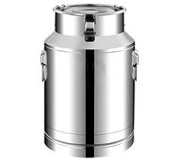 Lattine Per Il Trasporto Del Latte Acciaio Inossidabile 201 Lattiera Secchio Di Latte Secchio Di Vino Bottiglia Barile Di Petrolio Tè Cainster Con Coperchio Sigillato Serbatoio Del Latte 4-8L,4L