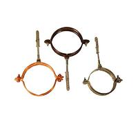 LATTONERIA Collare tondo per pluviale (DN 80 lamiera testa di moro)