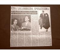 L'attrice Gina Lollobrigida e suo marito il Dott. Mirko Skofic nel 1953