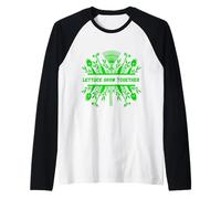 Lattuga crescere insieme Progettazione di giardinaggio per giardinieri Maglia con Maniche Raglan
