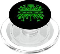 Lattuga crescere insieme Progettazione di giardinaggio per giardinieri PopSockets PopGrip per MagSafe