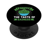 Lattuga Il Sapore Della Tristezza - Divertente No Vegan PopSockets PopGrip Adesivo