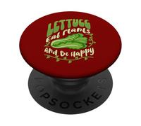 Lattuga mangia piante e sii felice PopSockets PopGrip Adesivo