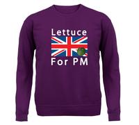 Lattuga Per Il Primo Ministro Union Jack - Felpa Adulta - Divertente PM Labour