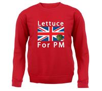 Lattuga Per Il Primo Ministro Union Jack - Felpa Adulta - Divertente PM Labour