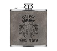 Lattuga Romana Amici Forever 170ml pelle Sintetica Hip Flask Grigio Funny Best