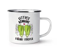 Lattuga Romana Amici Forever Rétro Smalto Tazza - Divertente Migliore Campeggio
