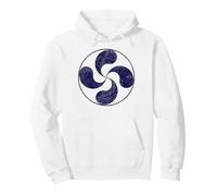 Lauburu Paese Basco Simbolo per Persone Felpa con Cappuccio