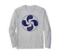 Lauburu Paese Basco Simbolo per Persone Maglia a Manica