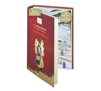 Lauensteiner Adventskalender"Buch" | 350 g handgefertigte Trüffel und Pralinen, 24fach sortiert - mit und ohne Alkohol.Ideales Geschenk für Männer und Frauen, 1er Pack