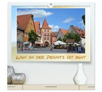 Lauf an der Pegnitz ist bunt (hochwertiger Premium Wandkalender 2026 DIN A2 quer), Kunstdruck in Hochglanz: Einblicke in ein charmantes Städtchen im Nürnberger Land