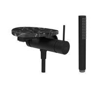 Laufen Ada rubinetto per vasca e doccia a parete nero HF506765516060