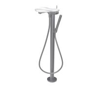 Laufen Ada rubinetto per vasca e doccia a terra bianco HF506781505060