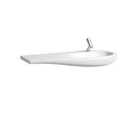 LAUFEN Alessi one Lavabo, encastré, 1 trou de robinet, avec trop-plein, tablette gauche, 1200x500, H8149744001041, H8149744001041, Colorazione: Bianco con LCC