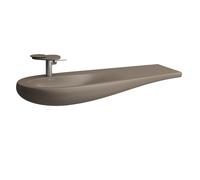Laufen Alessi one Lavabo, encastré, sans trou pour robinet, sans trop-plein, tablette droite, 1200x500, H8149731881091, H8149731881091, Colorazione: Caffè opaco