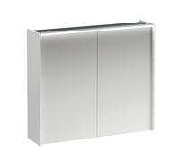 LAUFEN Armoire de toilette Lani, deux portes, avec élément déclairage LED, 820x210x715mm, H4037621122601, H4037621122601, Colorazione: Bianco opaco