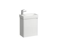 LAUFEN BASE 2.0 bâti-support pour lavabo, 1 porte, charnières à gauche, SoftClose, pour H815955, 454x262x522mm, H4112311082611, H4112311082611, Colorazione: Bianco lucido