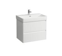LAUFEN BASE 2.0 bâti-support pour lavabo, 2 tiroirs, SoftClose, système de rangement inclus, pour H810967, 669x446x515mm, H4112921082601, H4112921082601, Colorazione: Bianco opaco