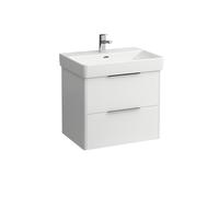 LAUFEN Base Meuble sous-lavabo, 2 tiroirs, 615x440x530mm, pour vasque H810964, H4022921102601, H4022921102601, Colorazione: Neve (bianco opaco)