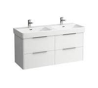 LAUFEN Base mobile con lavabo doppio Pro S, 4 scomparti estraibili, H8149664001041+H4024941102611, Base; Pro S [Mobili da Bagno > Mobili con Doppio Lavabo]