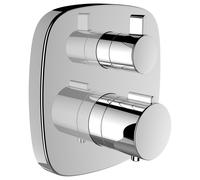 LAUFEN Citytherm Set de montage final, encastré, thermostat de douche 2 poignées, HF905374100000, HF905374100000