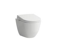 LAUFEN Cleanet Pro Comfort Lite WC suspendu, WC douche adaptable Lite sans télécommande, sans bord de chasse, à fond creux 4,5/3 l., 370x530mm, H614890000S002, H614890000S002