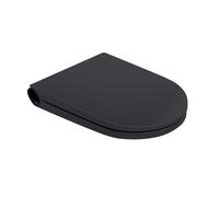 Copriwater Chiusura Rallentata Laufen CLEANET RIVA Quick Release Nero Lucido