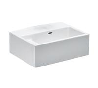 LAUFEN College lavabo, lavabo pour salle de classe, 1 trou de robinetterie au centre du lavabo intérieur, sans trop-plein, 600x455mm, H8576000005031, H8576000005031