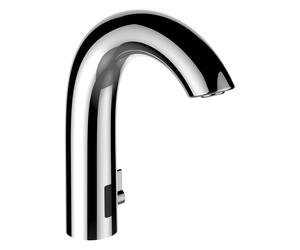 LAUFEN Curvetronic mitigeur électronique de lavabo, alimentation par pile, pour eau froide/mélangée, saillie 135mm, HF707154100060, HF707154100060, Colorazione: cromo